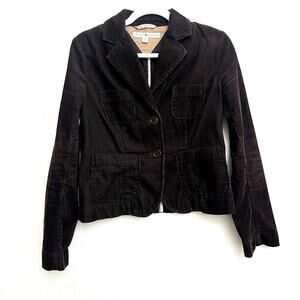TOMMY HILFIGER Women's size S Brown Corduroy Y2K 2000s Button Workwear Jacket